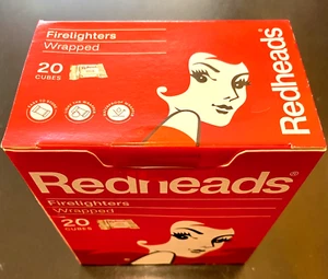 Redheads Wrapped FireLighters x 20 pack, water proof - Picture 1 of 4