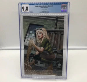 Spider-Gwen Shadow Clones #2 CGC 9.8 Land 1:100 Virgin Variant Marvel 2023 - Picture 1 of 9