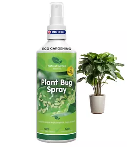 ORGANIC PLANT SPRAY Aphids Greenfly Blackfly Whitefly Spider Mites Bugs 250ml - Picture 1 of 18
