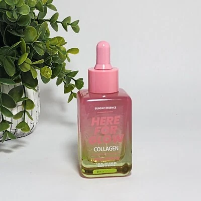 Sunday Essence Here For Glow Collagen Face Serum 1.69 fl oz /50 ml Made in Korea - Image 1 of 4