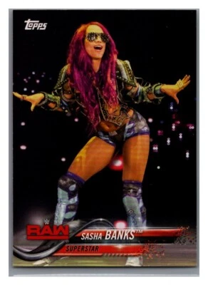 2018 Topps WWE Then Now Forever Sasha Banks #171 - Image 1 of 2