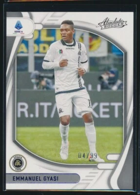 2021-22 Panini Chronicles Emmanuel Gyasi Absolute Blue  #55 SP /99 Spezia - Image 1 of 2