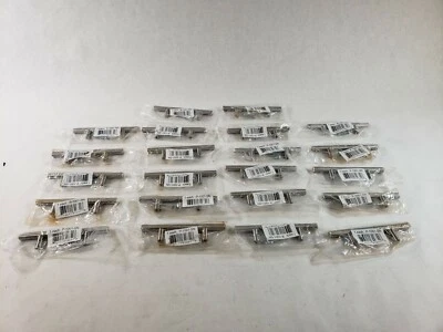 Lote de 22 herrajes Dynasty P1001SN barra plateada estilo níquel satinado gabinete tirador Foto 1 de 4