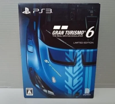 Gran Turismo 6 First Limited Edition PS3 PlayStation 3 Japan Ver. GT Anniversary - Image 1 of 3