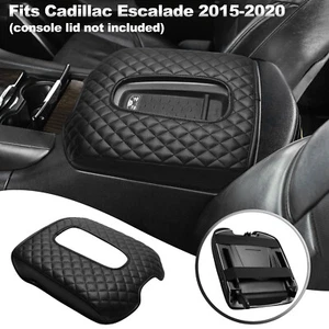 Fits Cadillac Escalade 2015-2020 Center Console Lid Armrest Cover Leather Pad - Picture 1 of 8