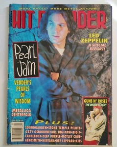 HIT PARADER magazine March 1994 Pearl Jam Eddie Vedder - Picture 1 of 8