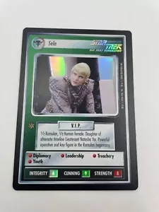 Star Trek CCG Reflexionenfolie Sela - Neuwertig - Bild 1 von 1