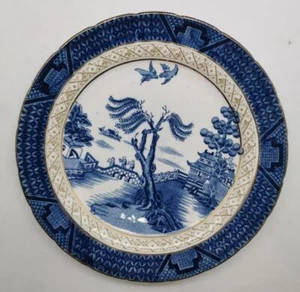 Plato de cena Booths Real Old Willow 7,3" - Hecho en Inglaterra - Sello trasero - Imagen 1 de 5