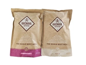 KACHAVA 2 Pack whole body Meal Shake - Vanilla & Coconut Sealed Exp06-08/2024