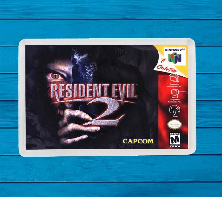 Resident Evil 2 Nintendo 64 Fridge Magnet Kühlschrankmagnet Kühlschrank - Bild 1 von 1