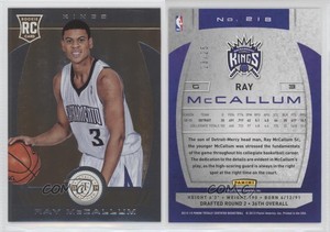 2013-14 Totally Certified Totally Gold /25 Ray McCallum #218 Rookie RC