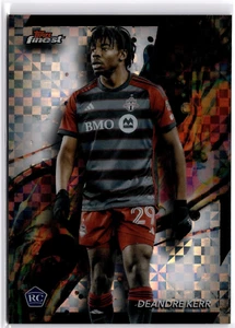 Deandre Kerr 2024 Topps Finest MLS Checkboard Refractor #34 Toronto FC - Picture 1 of 2