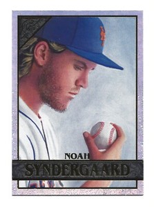 2020 Topps Gallery Rainbow Foil #77 Noah Syndergaard New York Mets Baseball Card