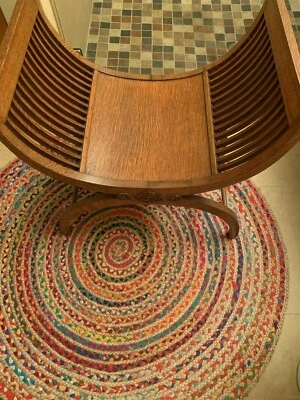 古董 1900 年 CIRCA OAK SAVONAROLA EMPEROR 木制椅子 仅本地提货 * * * * — 第 1/4 张图片