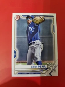 Erick Pena 2021 Bowman Draft BD-178 , paper base , Kansas City Royals - Picture 1 of 2