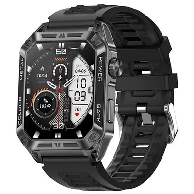 Smart Watch (Answer make Calls) 3ATM Bluetooth Waterproof 650MH Fitness Tracker - Image 1 of 4