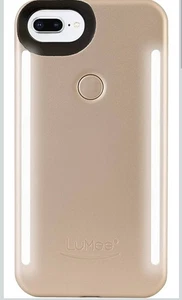 LuMee Duo LED Lighting Selfie Case for iPhone 8/iPhone 7/iPhone 6/6s -Gold Matte - Picture 1 of 2