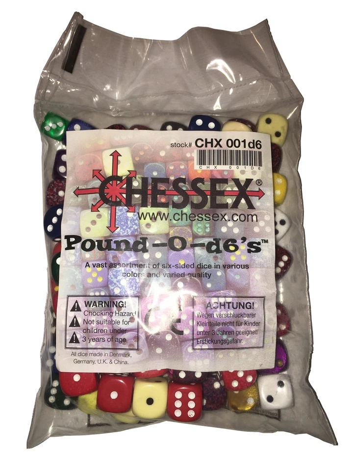 Chessex Manufacturing Dice Pound Of D6 Lb-O-D6 - Image 1 of 1