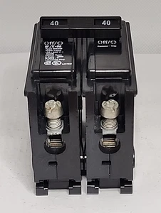 Cutler-Hammer BR240 2POLES 40A  120/240V Circuit Breaker [RC 5-3] - Picture 1 of 9