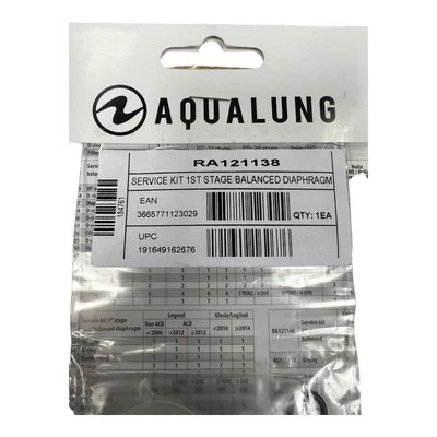 AQUALUNG RA121138 SERVICE KIT - Photo 1/3