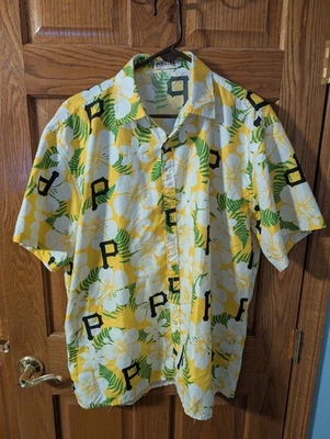 Pittsburgh Pirates Hawaiian Shirt-  SGA- Adult Extra Large (XL) - Image 1 of 4