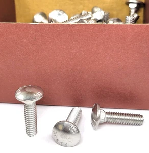 1/4"-20 x 1" Stainless Steel Carriage Bolt - 20 Pack - Picture 1 of 1