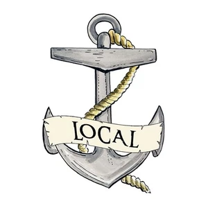Decal Vinyl Sticker "Local" - Anchor Made in USA - Picture 1 of 1