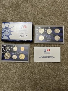 2005-S US Mint Proof Set 11 Coin Set OGP Original Government Packaging COA - Picture 1 of 1
