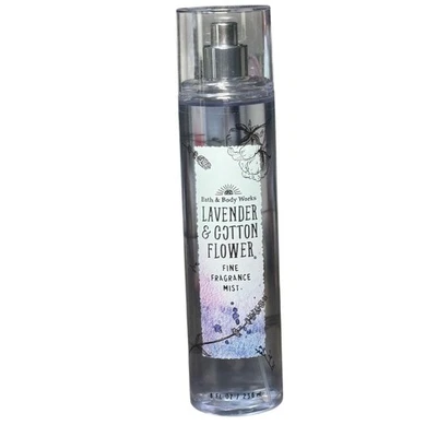 Bath & Body Works 8 Fl Oz Lavender & Cotton Flower Fine Fragrance Mist  - Image 1 of 2