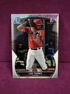 2023 Bowman Chrome - Prospects Luis Torres #BCP-155 Mojo Refractor (RC) - Picture 1 of 2