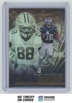 2020 Panini Illusions CeeDee Lamb RC #18 Dallas Cowboys - Image 1 of 3
