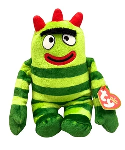 Juguete de peluche Ty Beanie Baby - Brobee el monstruo, Yo Gabba Gabba, MWMT - Imagen 1 de 6