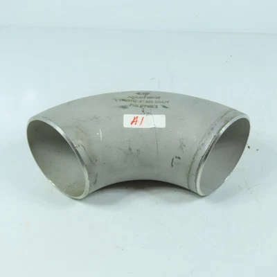 EP 3" Sch 10S 90 grados codo 316/316L acero inoxidable soldadura a tope Foto 1 de 4