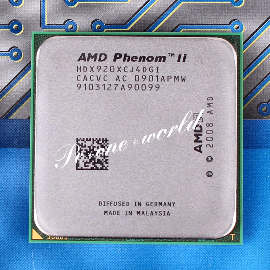 100% OK HDX920XCJ4DGI AMD Phenom II X4 920 2.8 GHz Quad-Core Processor CPU - Image 1 of 1