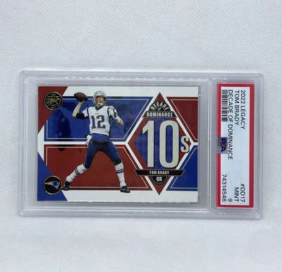 2022 Panini Legacy Decade Of Dominance Tom Brady PSA 9 Patriots Buccaneers POP 1 - Image 1 of 4