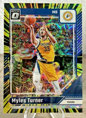 2024-25 Panini Donruss Optic MYLES TURNER Electricity International #/75 Pacers - Image 1 of 2