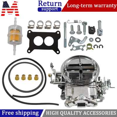 Replace For Holley 2 Barrel Carburetor 500 CFM w/ Manual Choke Gasoline - Изображение 1 из 4