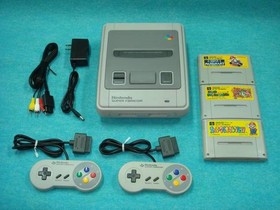 SFC Super Famicom Console Set + Super Mario 3-Game Set tested and working.