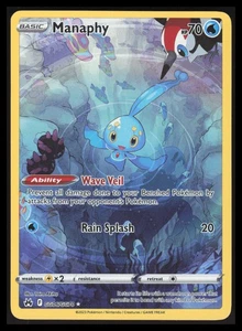 Manaphy Ultra Rare Crown Zenith: Galarian Gallery GG06/GG70 NM - Picture 1 of 2