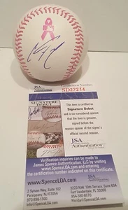 Clint Frazier ROOKIE Signed Rawlings Official MLB BCA Baseball JSA-SD COA - Picture 1 of 9