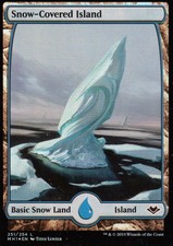 Snow-Covered Island FOIL | NM | Modern Horizons | Magic MTG