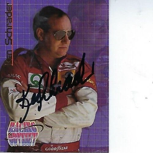 KEN SCHRADER SIGNED 1996 MAXX ODYSSEY RACING #25 - NASCAR - Image 1 of 1