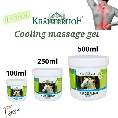 ASAM Krauterhof Pferdebalsam Massage GEL with Chestnut & Arnica 100/250/500ml