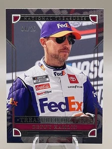 2023 National Treasures Treasured Drivers TD10 Denny Hamlin #d /25 - Picture 1 of 6