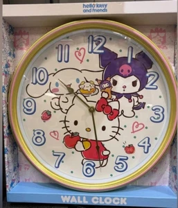 \Hello Kitty And Friends Wall Clock Sanrio 18'' LARGE CLOCK - Picture 1 of 1