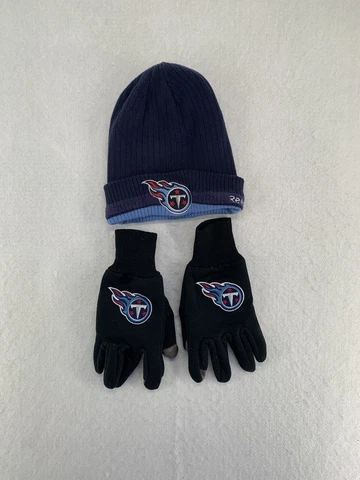 Tennessee Titans Reebok NFL Men's Beanie Knit And Gloves Cover