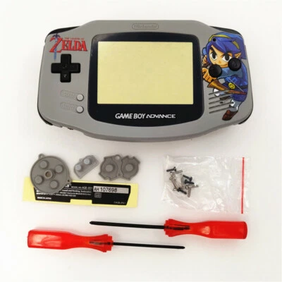 Limited Pattern Grey Shell Case Housing for Nintendo Game Boy Advance Console - Image 1 of 4