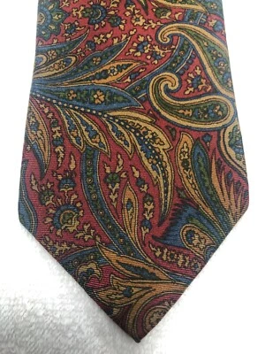 MUSEO METROPOLITANO DE ARTE CORBATA PARA HOMBRE VERDE ROJO AZUL ORO 3,25 X 57 Foto 1 de 4