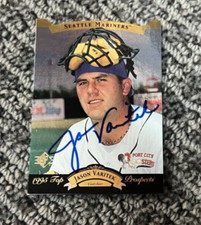 JASON VARITEK 1995 SP TOP PROSPECTS SIGNED AUTOGRAPHED CARD BOSTON RED SOX