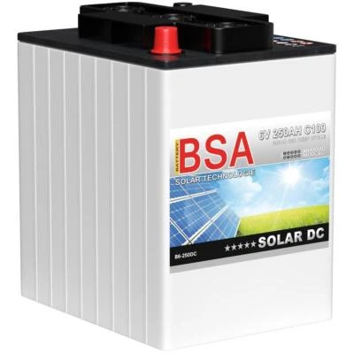 6V 250Ah Solar Antrieb Beleuchtung Schiff Boot Wohnmobil USV Batterie 240Ah - Bild 1 von 4